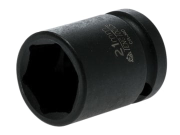 TEN920521N Impact Socket Hexagon 6-Point 1/2in Drive 21mm
