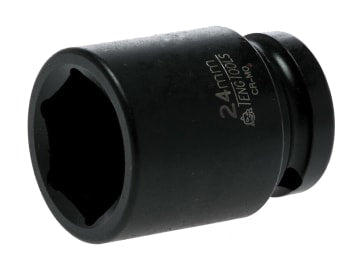 TEN920524N Impact Socket Hexagon 6-Point 1/2in Drive 24mm