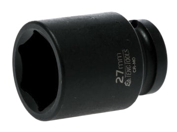 TEN920527N Impact Socket Hexagon 6-Point 1/2in Drive 27mm