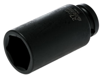 TEN920627N Deep Impact Socket Hexagon 6-Point 1/2in Drive 27mm
