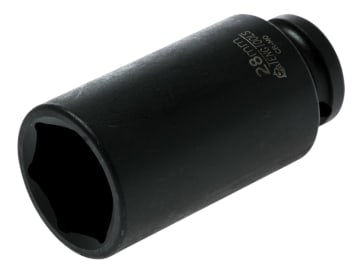 TEN920628N Deep Impact Socket Hexagon 6-Point 1/2in Drive 28mm