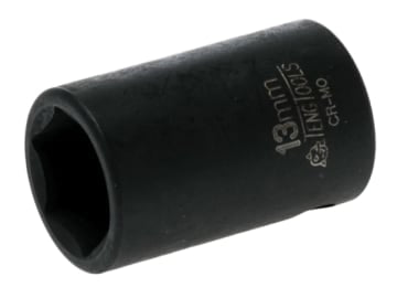 TEN980513 Impact Socket Hexagon 6-Point 3/8in Drive 13mm