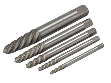 TENSE05 SE05 Screw Extractor Set, 5 Piece