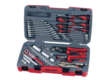 TENT3848 T3848 Socket & Tool Set of 48 Metric & AF 3/8in Drive