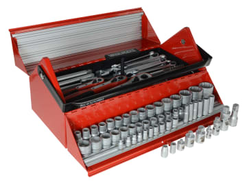 TENTC187 TC187 Mega Rosso Tool Kit Set of 187 1/4 3/8 & 1/2in