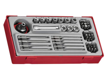 TENTT1448 1/4in Socket & Bit Set, 48 Piece