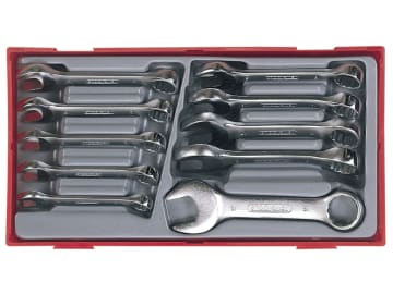 TENTT6010M TT6010M Metric Midget Combination Spanner Set, 10 Piece