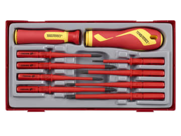 TENTTV710N Insulated Interchangeable Blade Screwdriver Set, 10 Piece