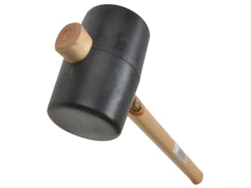 THO957 957 Black Rubber Mallet 90mm 1200g