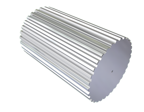 BHTD5/12 Aluminium Timing Bar - 12 Teeth - 150mm Working Length - HTD 5 Belt Pitch