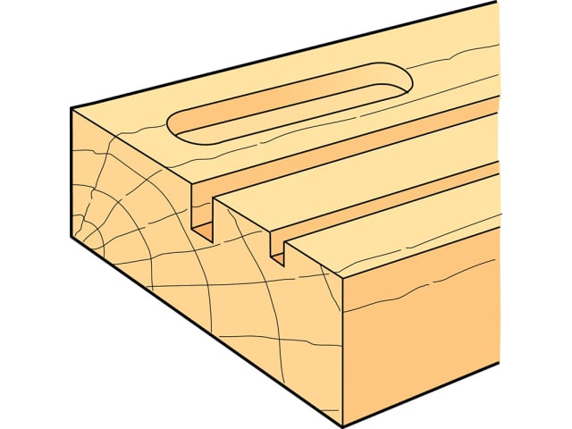 TRE20114TC 2/01 x 1/4 TCT Single Flute Cutter 1.5 x 6.0mm