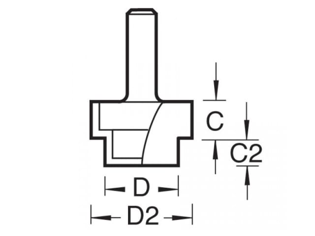 TRE361014TC 36/10 x 1/4 TCT Strip Recessor 13 x 19 x 10 x 6mm