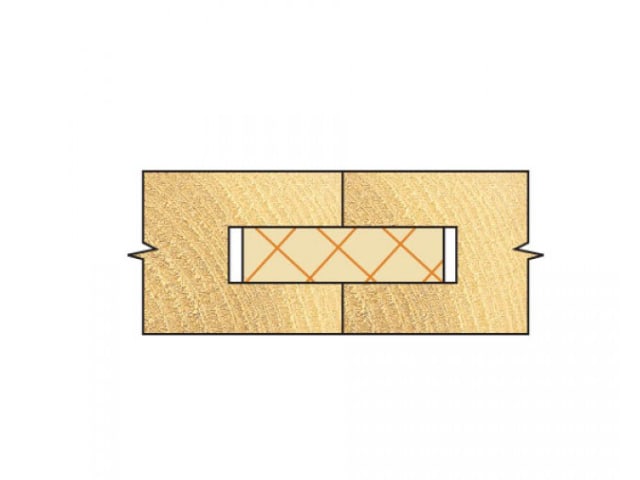 TREC15214TC C152 x 1/4 TCT Bearing Guided Biscuit Jointer 4.0 x 37.2mm