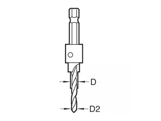 TRESNAPCB3TC SNAP/CB/3TC TCT Tipped Counterbore 4.75 x 12.7mm