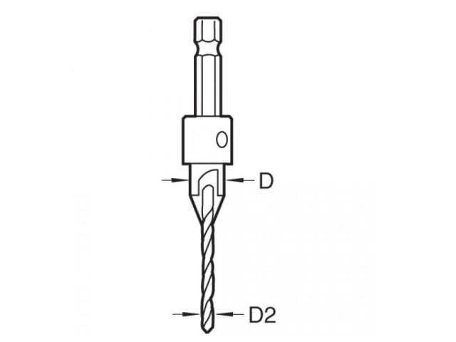 TRESNAPCS4 SNAP/CS/4 Countersink with 5/64in Drill