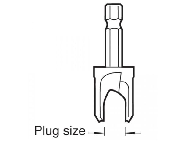 TRESNAPPC12 SNAP/PC/12 Plug Cutter 1/2in