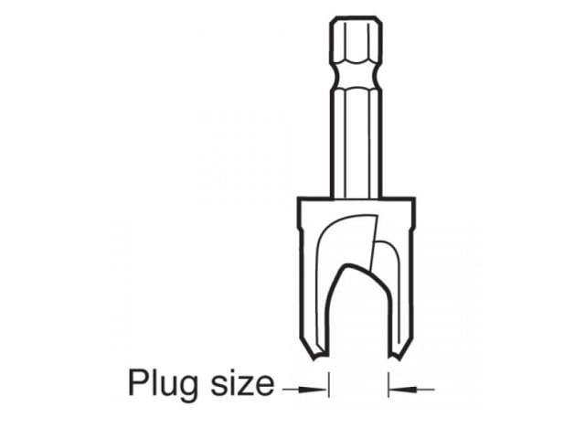 TRESNAPPC38 SNAP/PC/38 Plug Cutter 3/8in