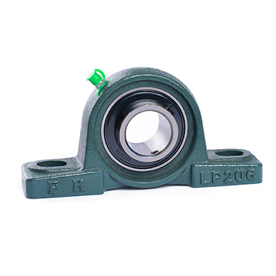 UCLP201 12mm Bore 2 Bolt Plummer / Pillow Block Cast Iron Self Lube Housed Bearing & Insert