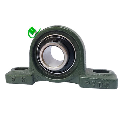 UCP210 (NP50) - 50mm Bore 2 Bolt Plummer / Pillow Block Cast Iron Self Lube Housed Bearing & Insert