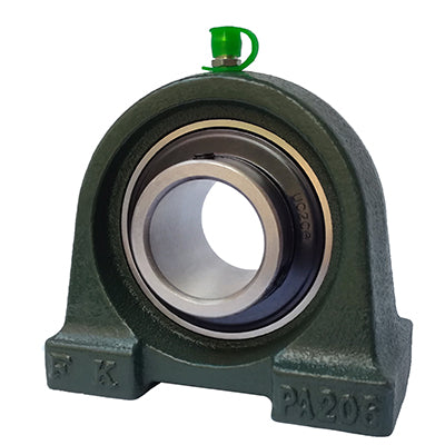 UCPA202 (SNP15) - 15mm Bore 2 Bolt Plummer / Pillow Block Cast Iron Self Lube Housed Bearing & Insert