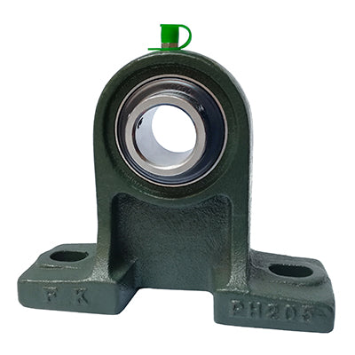 UCPH203 17mm Bore 2 Bolt Plummer / Pillow Block Cast Iron Self Lube Housed Bearing & Insert