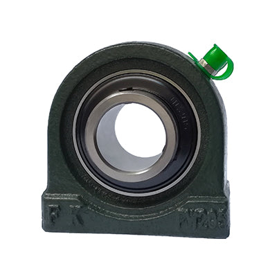 UCPW207-HT 35mm Bore 2 Bolt Plummer / Pillow Block Cast Iron Self Lube Housed Bearing & Hi Temp Insert