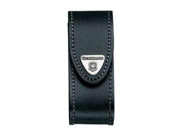 VIC4052030 Black Leather Belt Pouch (2-4 Layer)