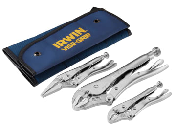 VISTVG73 TVG73 Locking Pliers Set, 3 Piece