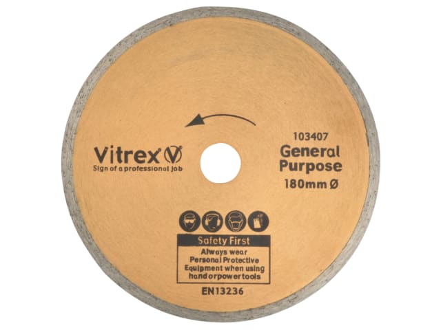 VIT103407 Standard Diamond Blade 180mm