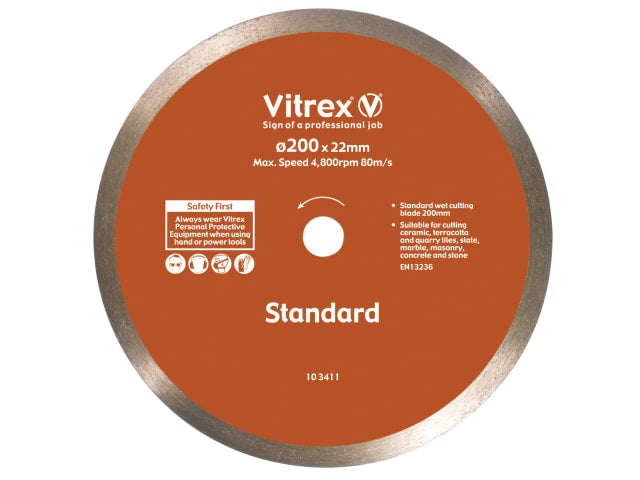 VIT103411 Standard Diamond Blade 200mm