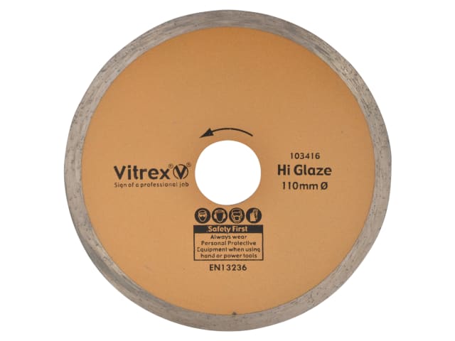 VIT103416 Hi Glaze Diamond Blade 110mm