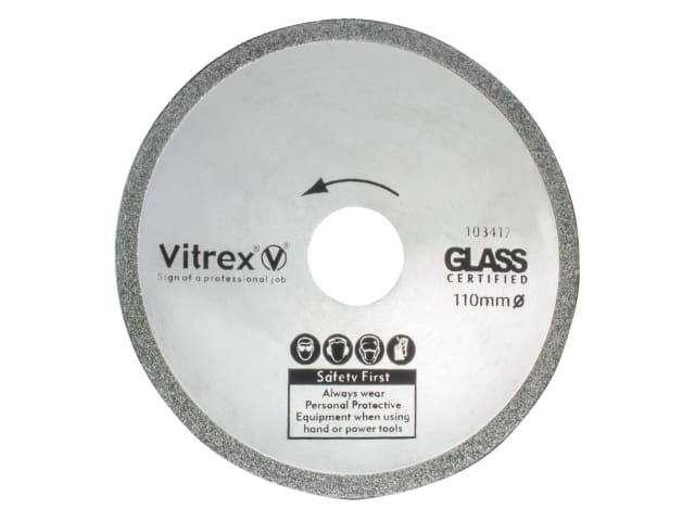 VIT103417 Glass Diamond Blade 110mm