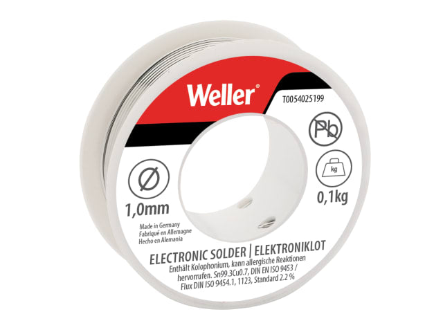 WEL54025199 EL99/1-100 Lead-Free Solder 1.0mm 100g