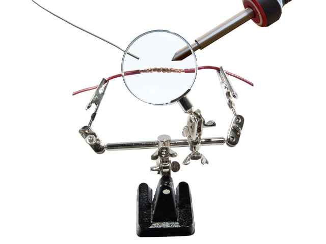 WELACCHHB Helping Hands Holder - 2 Arms & Magnifier