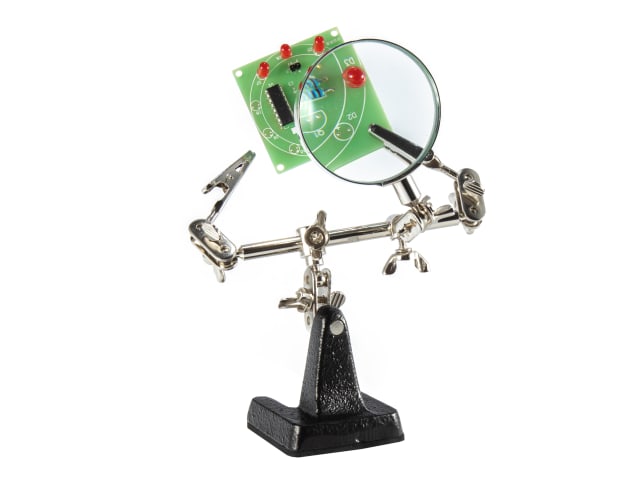 WELACCHHB Helping Hands Holder - 2 Arms & Magnifier