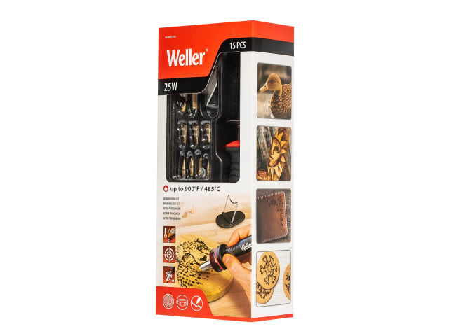 WELIWBK2523G Woodburning Project Kit, 15 Piece