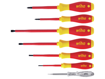 WHA00834 SoftFinish® electric SL/PH Screwdriver Set, 7 Piece