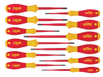 WHA41003 SoftFinish® electric slimFix Screwdriver Set, 12 Piece