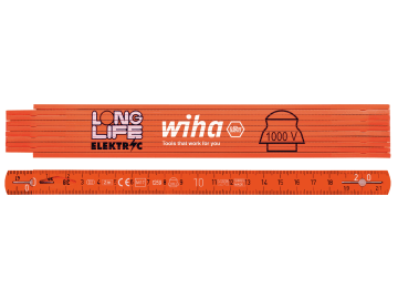 WHA42068 Longlife® Electrician's Folding Ruler 2m