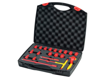 WHA43023 Insulated 3/8in Ratchet Wrench Set, 21 Piece (inc. Case)