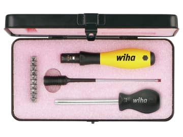 WHA43898 TorqueVario®-S ESD Screwdriver Set, 14 Piece (inc. Case)