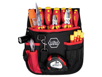 WHA44574 electrician Tool Set, 18 Piece (inc. Belt Pouch)