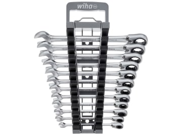 WHA44661 Ring Ratchet Spanner Set, 12 Piece