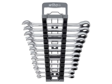 WHA44665 Ring Ratchet Spanner Set, 12 Piece