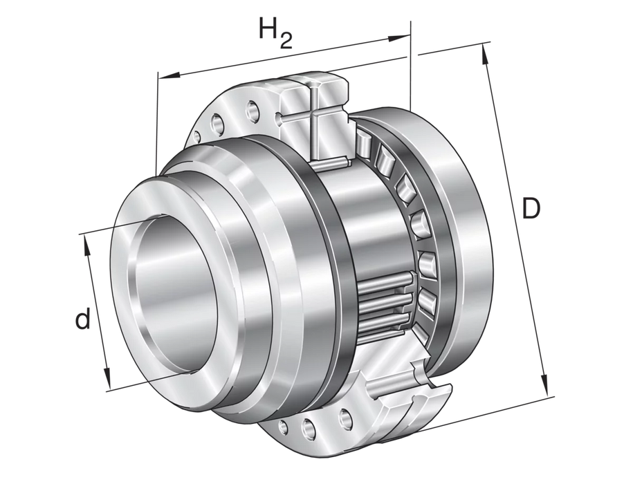 ZARN50110-TV-A INA (Schaeffler) 50x110x82mm Needle Roller/Axial Cylindrical Roller Bearing