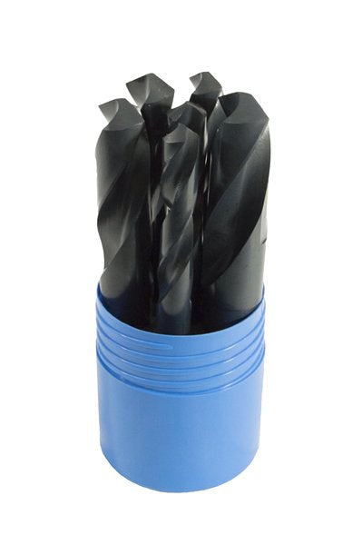 Presto 08690 14mm - 25mm HSS 118 Degree Point Steam Temper Reduced Shank Blacksmith Drill Set Packed in 1's