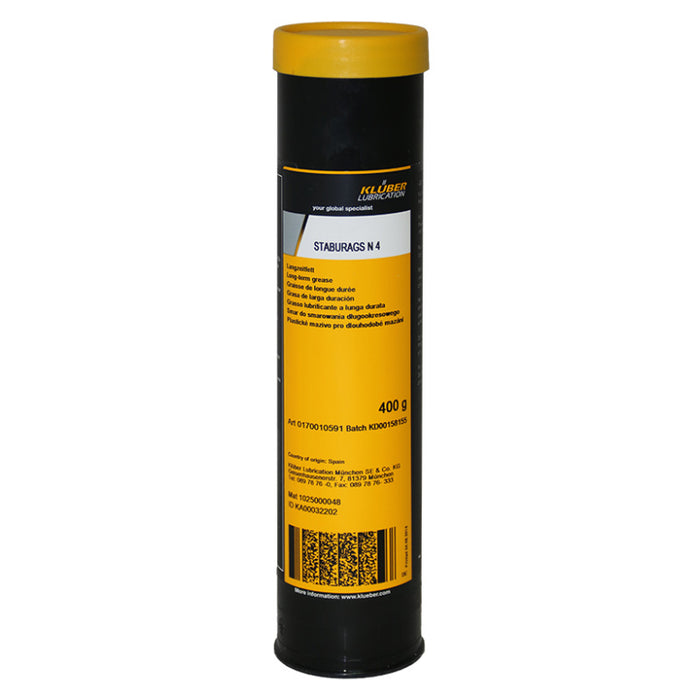 Kluber Lubrication - Staburags NBU 30 K Cartouche Klubermatic Pro 500 Bearing Grease Oil Lubricant (017025-0263)