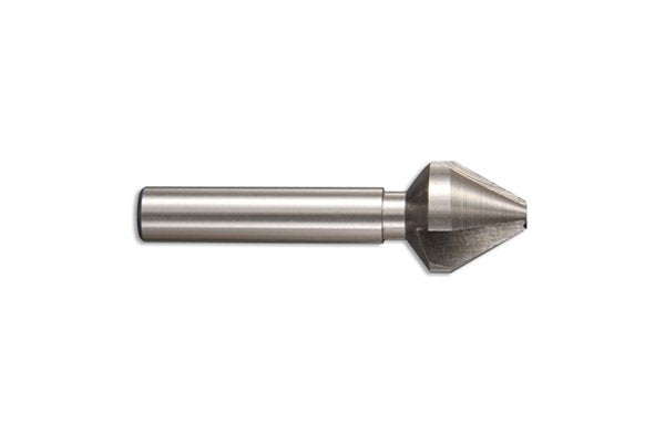 Presto 78011 16.0mm x 4.0mm HSS DIN334 Bright 60 Degree 3 Flute Straight Shank Countersink Packed in 1's