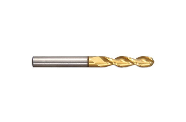 Presto 02405 9.50mm HSCo DIN1897 135 Degree Split Point TiN Parabolic Quick Helix Stub Drill Packed in 1's