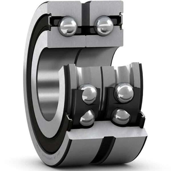 BEAS025057-2RS 25X57X28mm SKF Rubber Sealed Double Direction Angular Contact Thrust Bearing